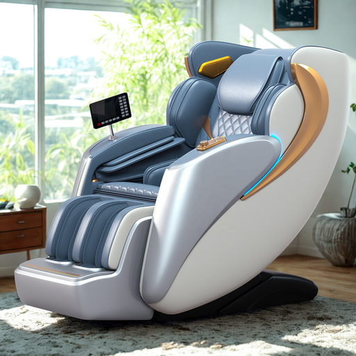 2D SL Track Zero Gravity Luxury Full Body Healthcare AI Voice Massage Chair