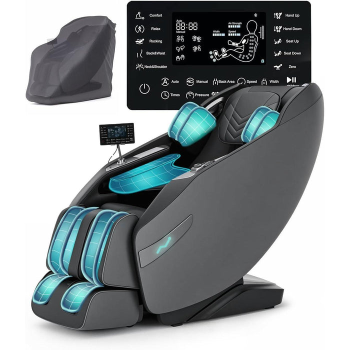 3D Full Body Massage Chair Zero Gravity with Heat and SL-Track