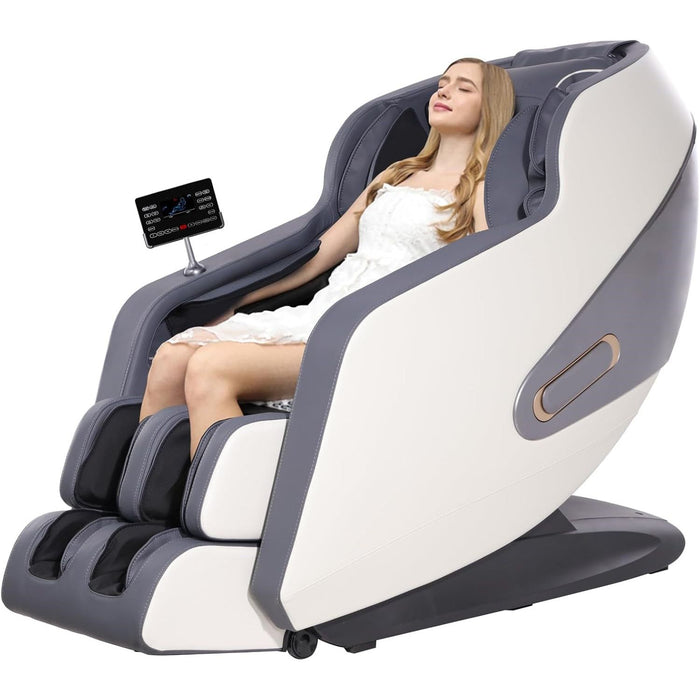 3D Massage Chairs with AI Voice Control Zero Gravity SL Track Full Body Recliner