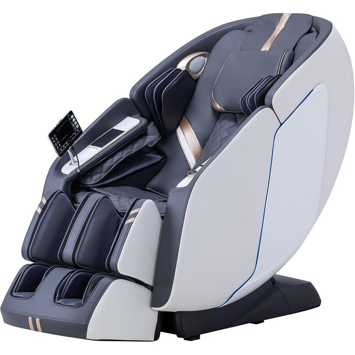 4D Full Body Massage Chair with Zero Gravity, Yoga Stretch, SL Track, Foot Rollers, Heat, and Bonus Cover – 2025 Model