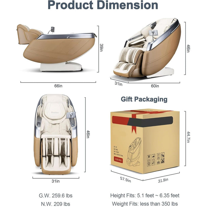 4D Zero Gravity Massage Chair