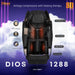 Kahuna Chair Dios Massage Chair 8D AI Dual Air Tech Touch Roller SL-track with Brain Relaxation Program Dios-1288 Black
