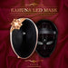 Kahuna Premium LED mask - Made in Korea, Korean Beauty Secret, Healthy Glowing Glass Skin – Collagen Activation – Black/RoseGold